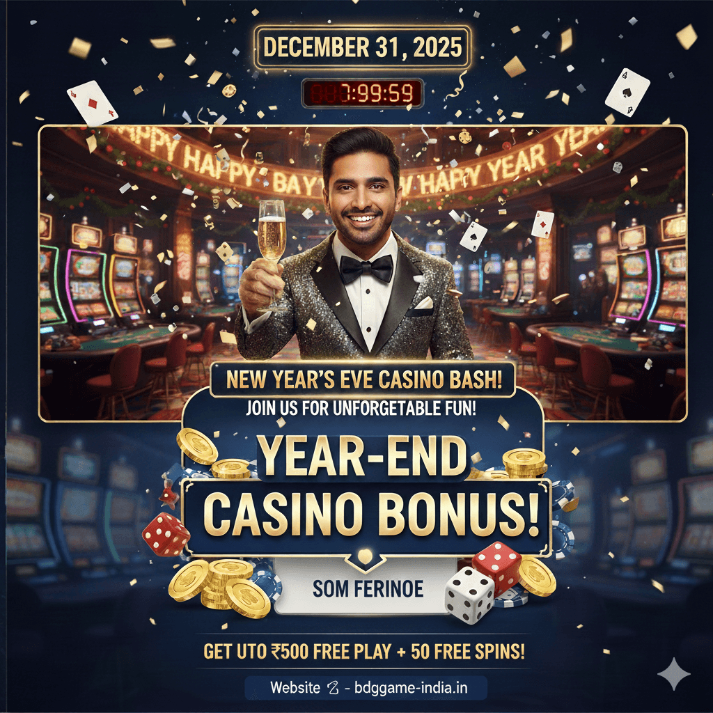 BDG New Year Eve Casino Party Celebration 2025