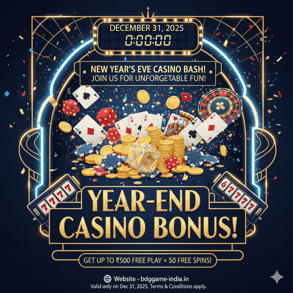 BDG Game Golden Cards and Coins - New Year Celebration Casino