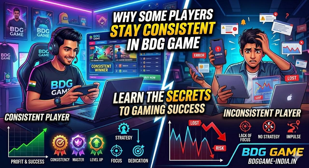Why some players stay consistent in BDG Game and learn the secrets to gaming success. bdggame-india.in